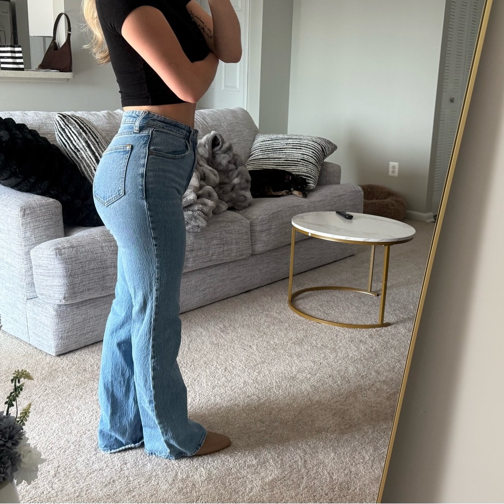 Abercrombie & Fitch Light Blue Flare Jeans